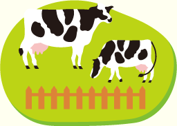 飛騨高原で育った健康な乳牛から搾った生乳だけを使用